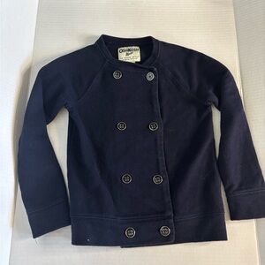 OshKosh B'gosh girls navy double breasted sweater/jacket sz 6 nautical